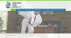 Desktop Screenshot of judo-herten.de